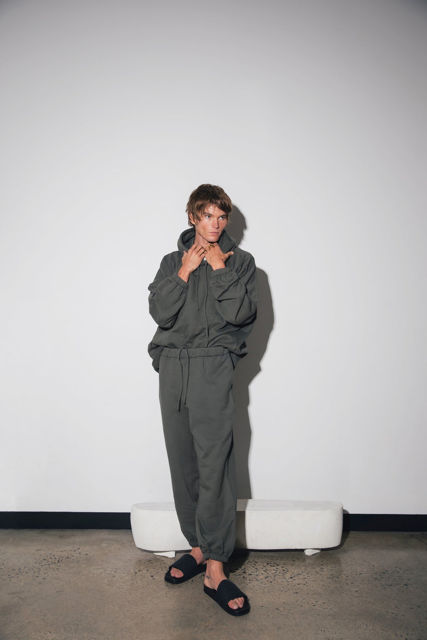 SIR the label CLOVIS HOODIE KHAKI