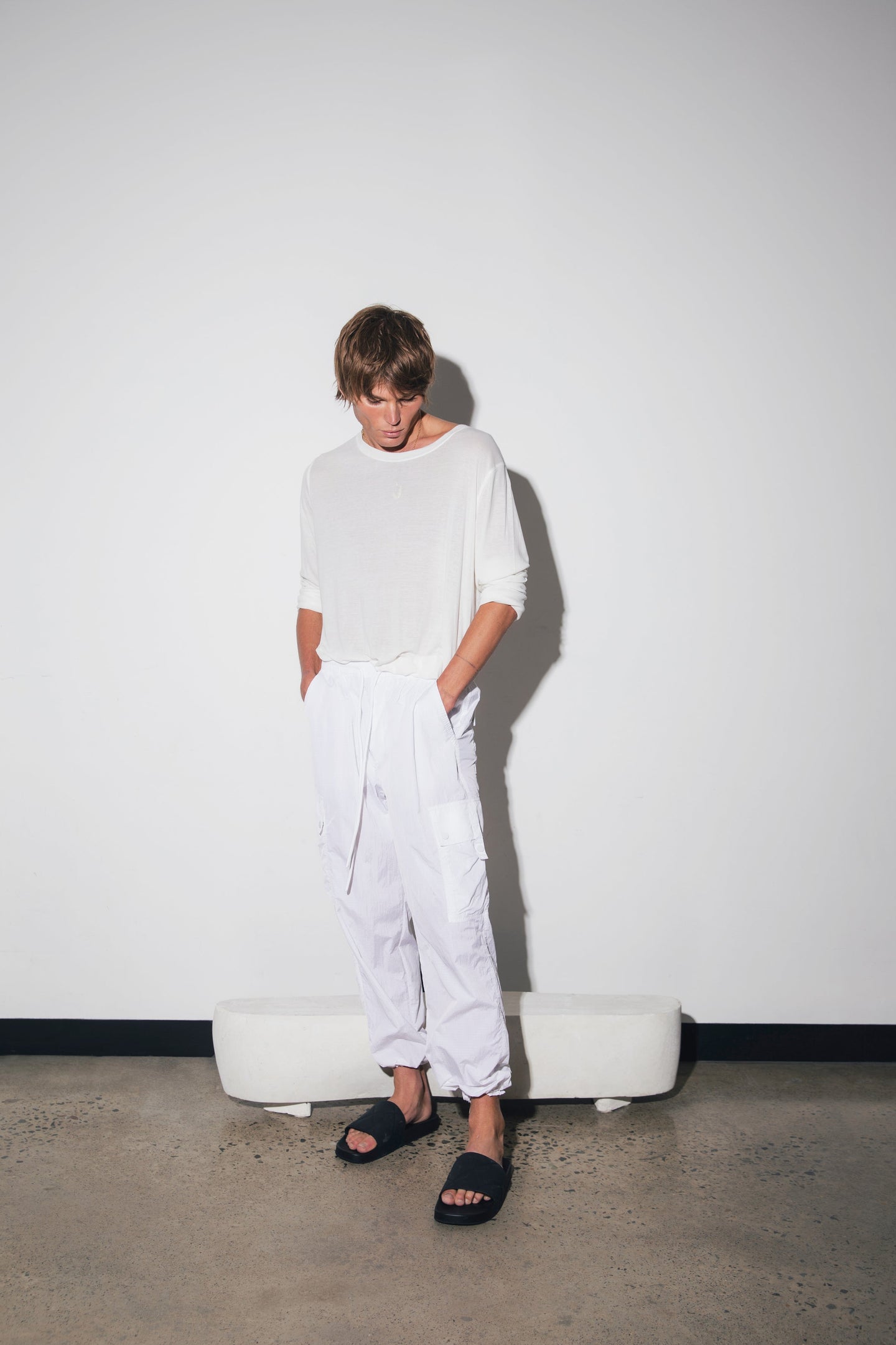 SIR the label LUCIEN PANT BLANC