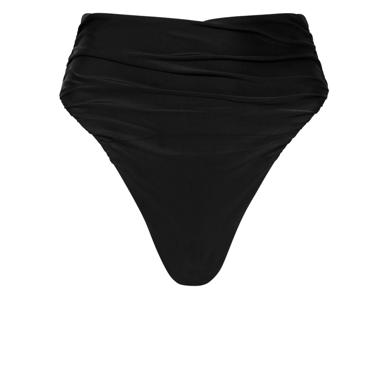 SIR the label Zoya Gathered High Cut Brief BLACK