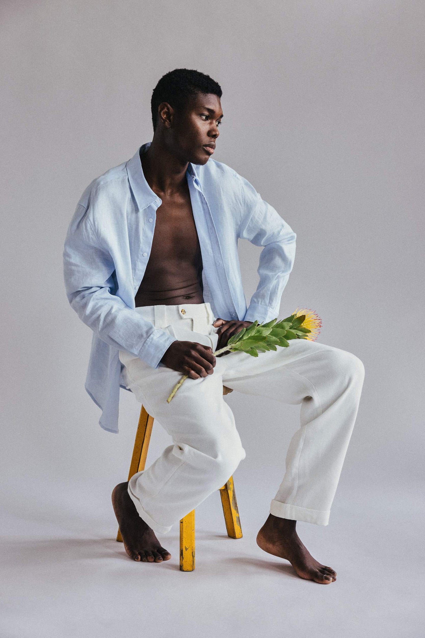 SIR the label CLEMENT PANT IVORY