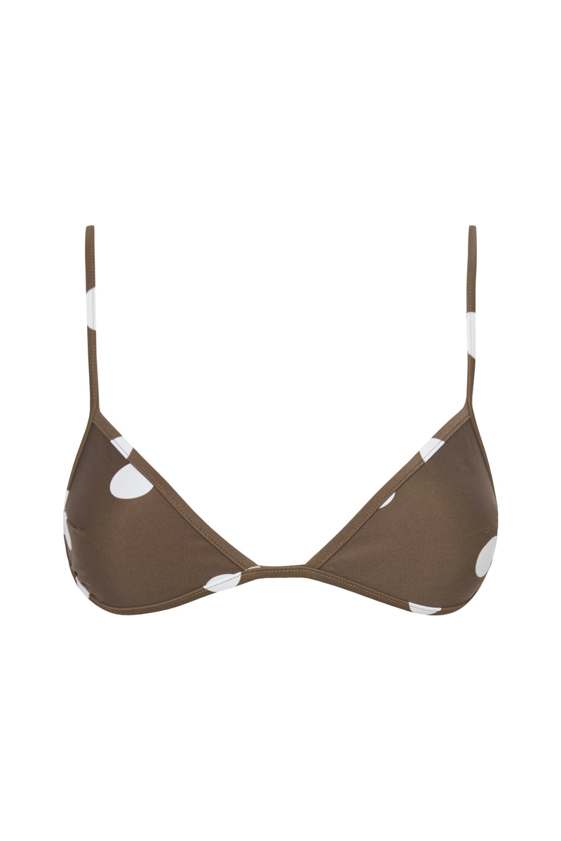 SIR the label Marlon Balconette CHOCOLAT POLKA