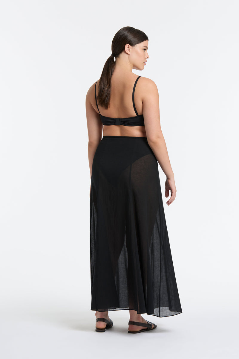SIR the label Pascal Midi Skirt BLACK