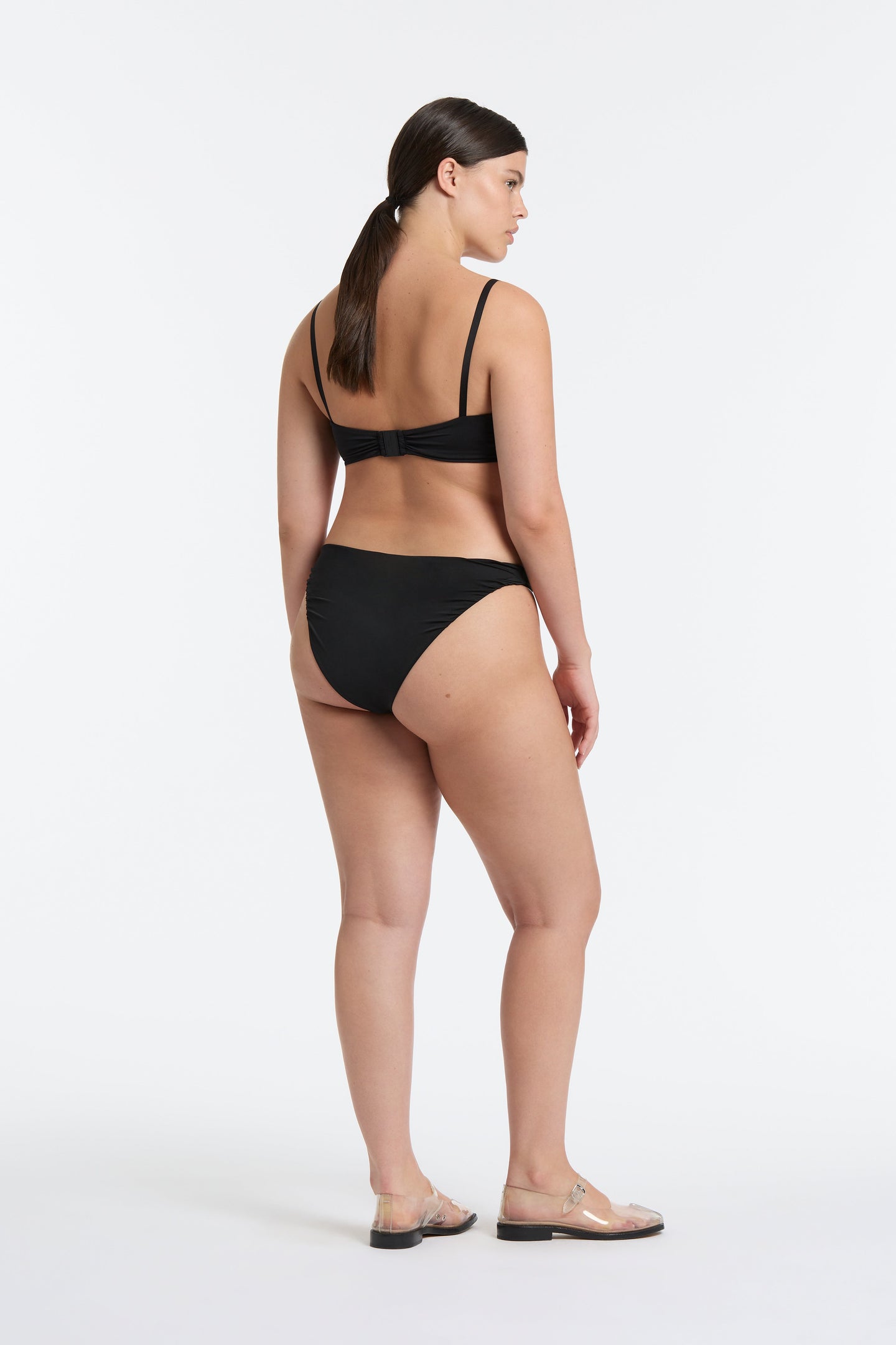SIR the label Eloi Ruched Balconette BLACK