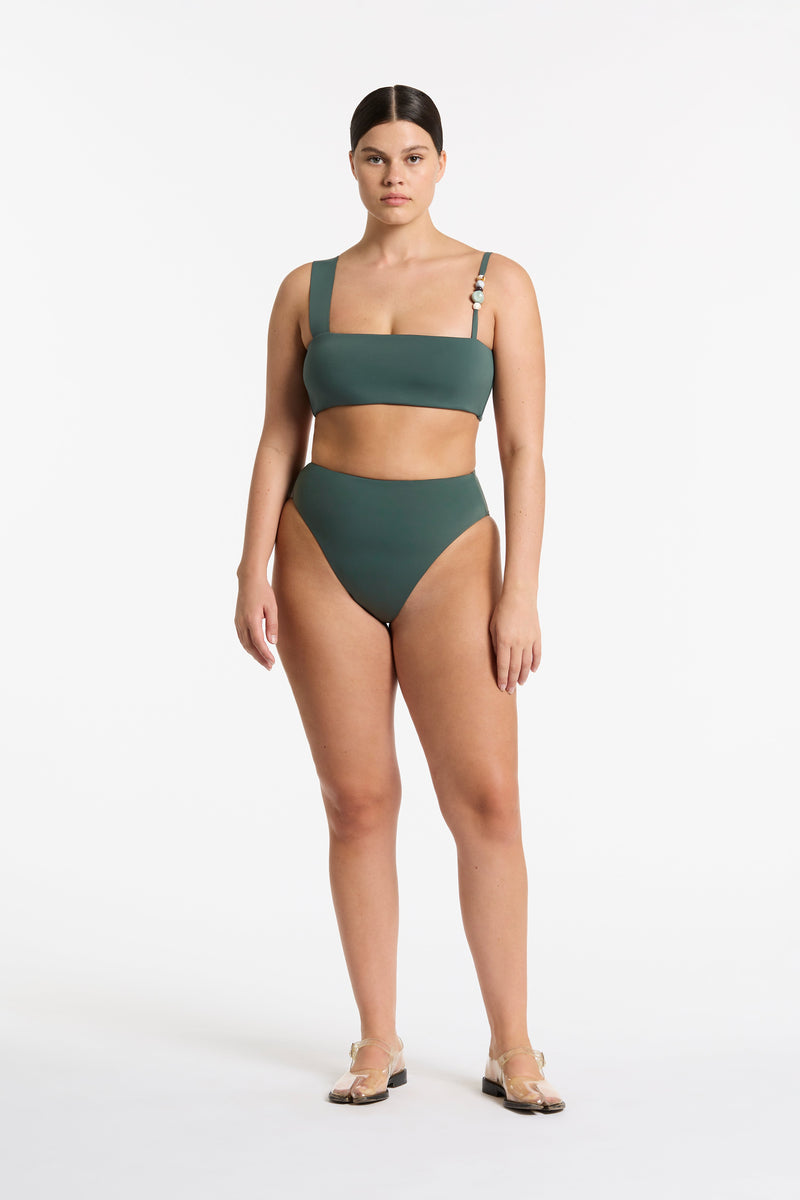 SIR the label Maxime Beaded Bandeau Petrol
