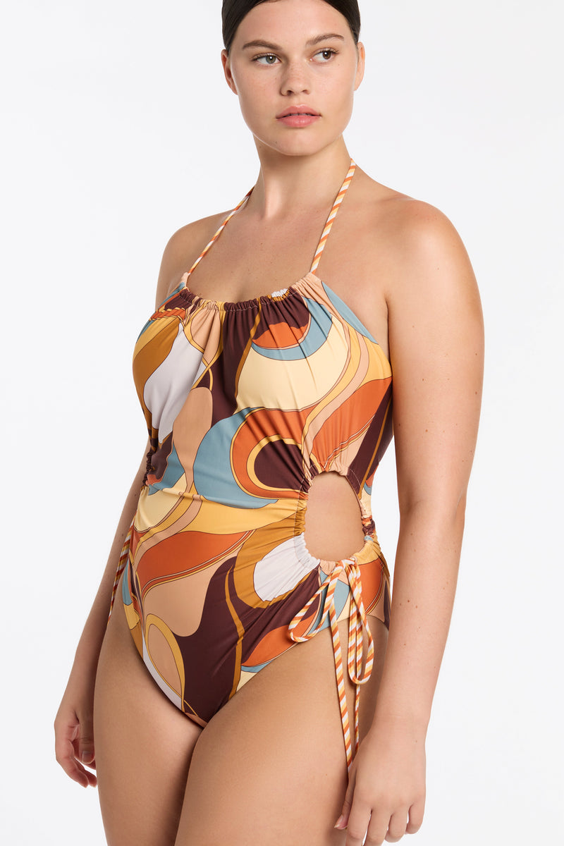 SIR the label Vista Halter One Piece VISTA PRINT