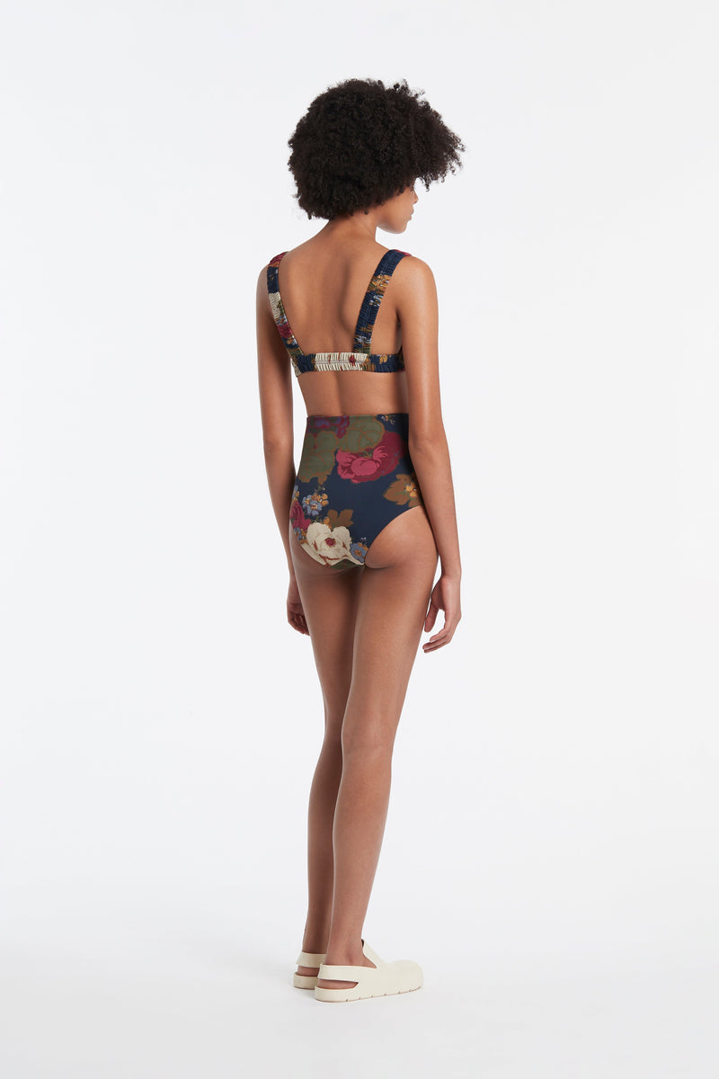 SIR the label Garcia Gathered Tri Top GARCIA FLORAL PRINT