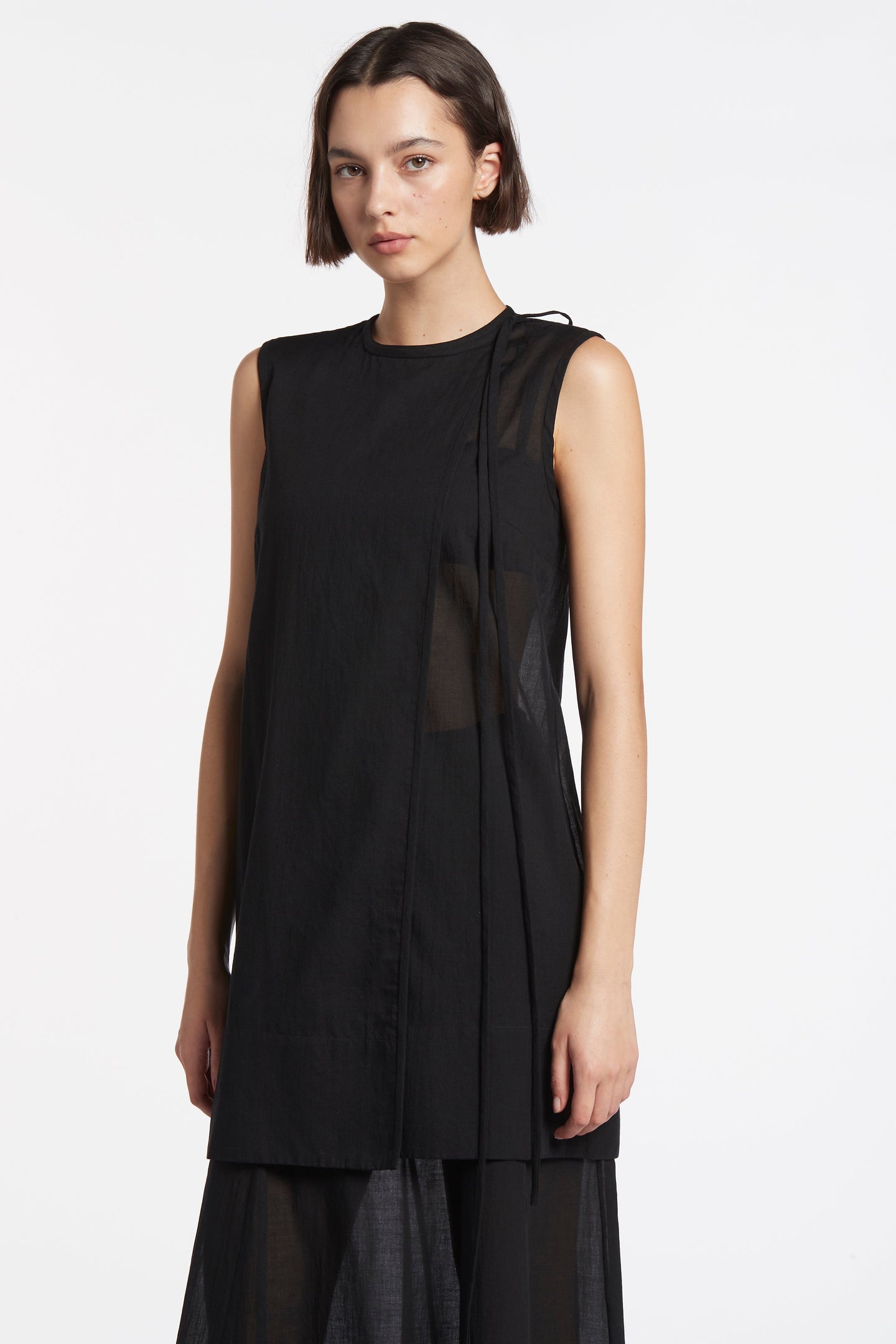 SIR the label Pascal Sleeveless Top BLACK