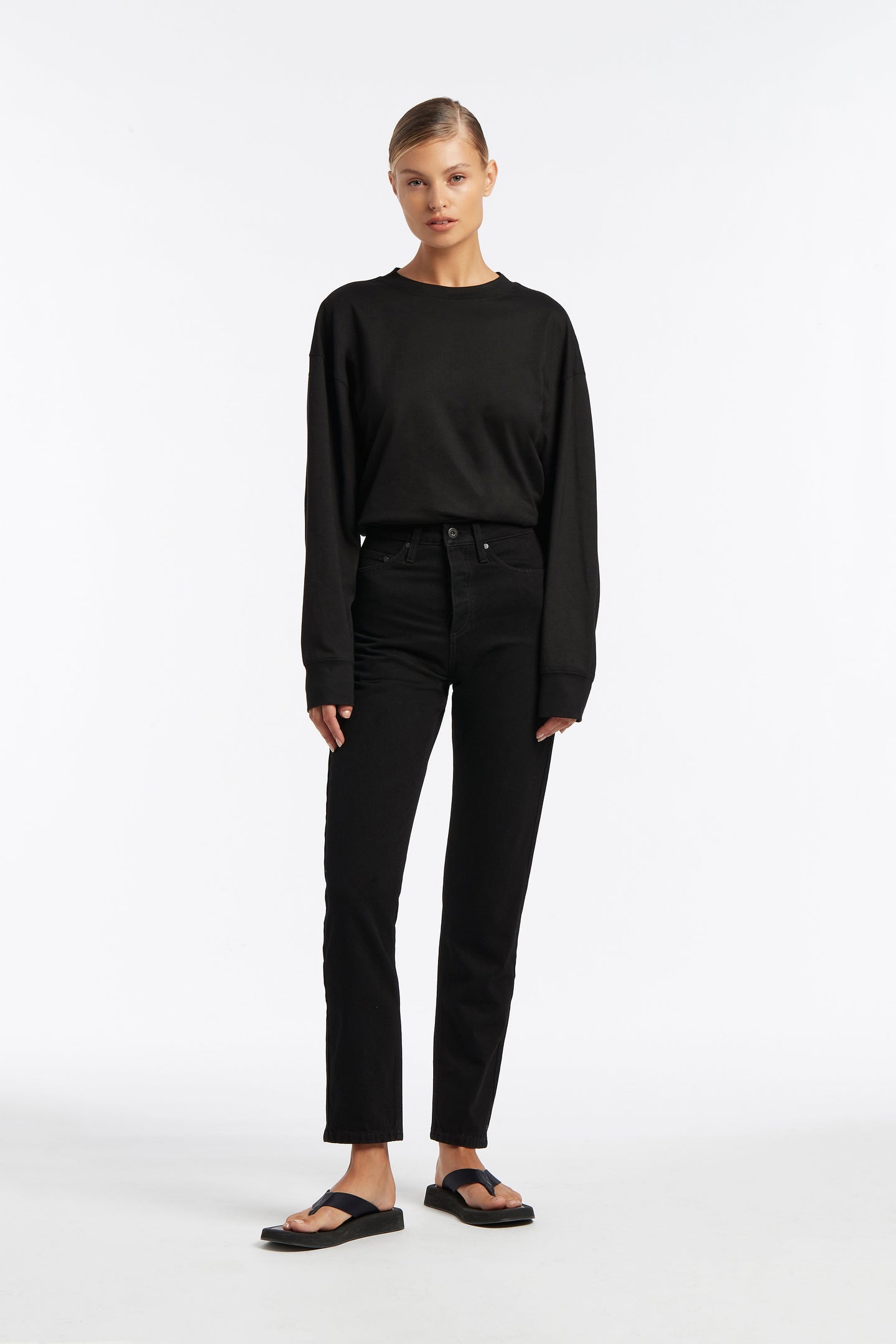 SIR the label CLASSIC JEAN BLACK DENIM