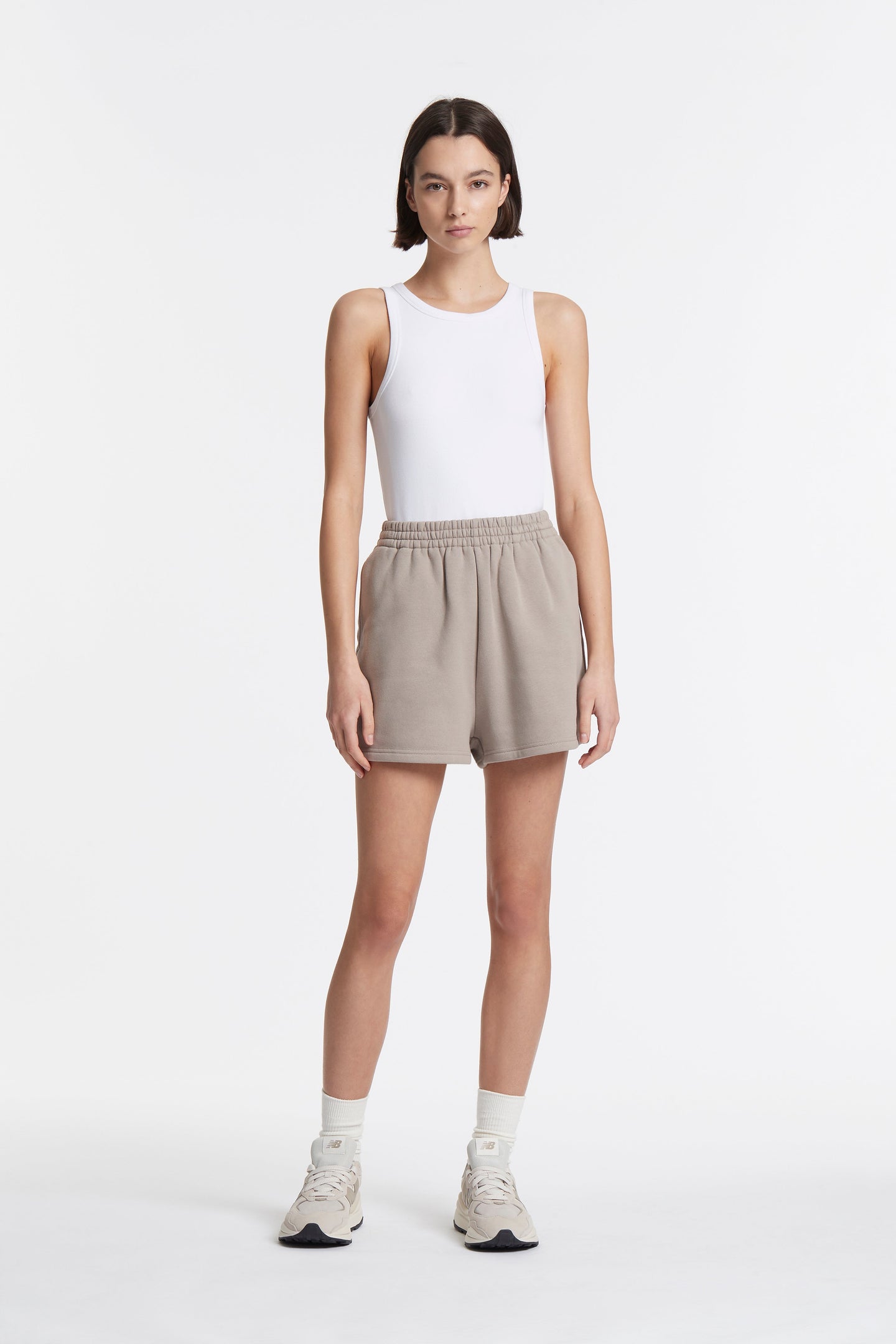 SIR the label WOMENS TRACKSHORT STONE