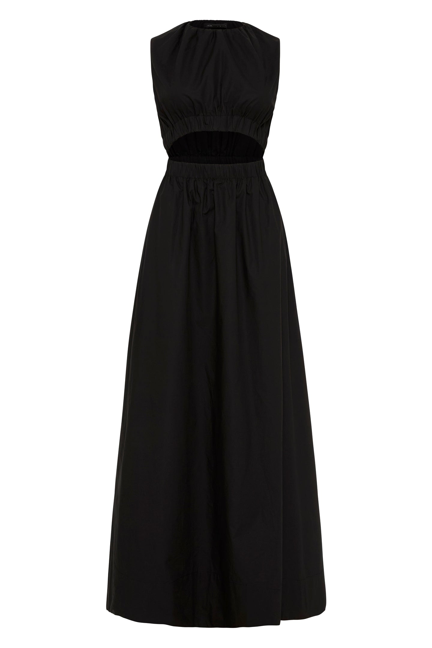 SIR the label Dion Gathered Dress NOIR