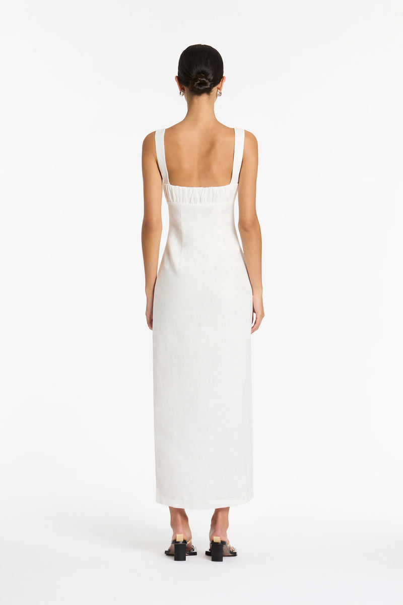 SIR the label Bettina Midi Dress IVORY