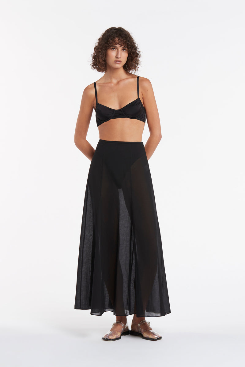 SIR the label Pascal Midi Skirt BLACK