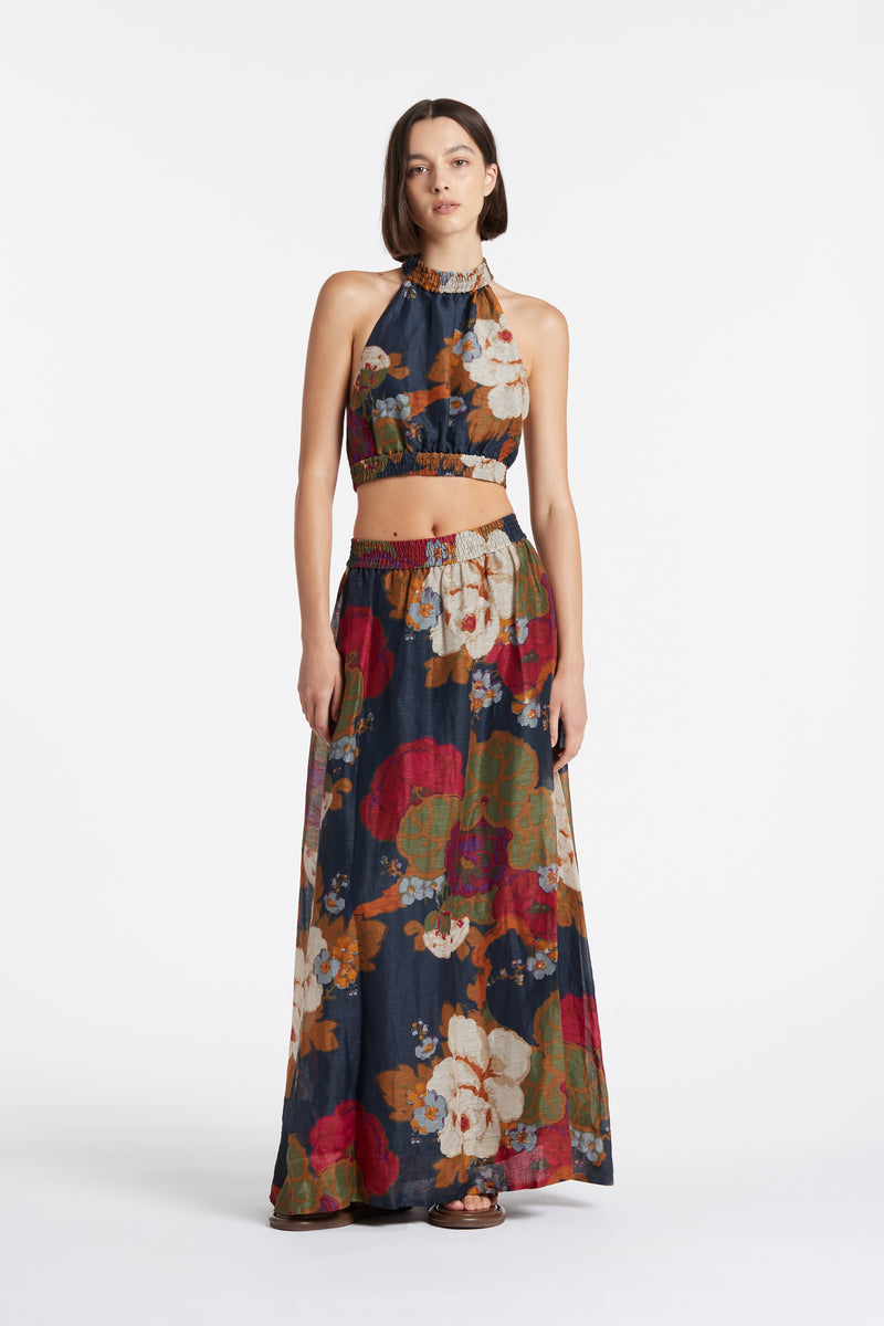 SIR the label Bonita Halter Top GARCIA FLORAL PRINT