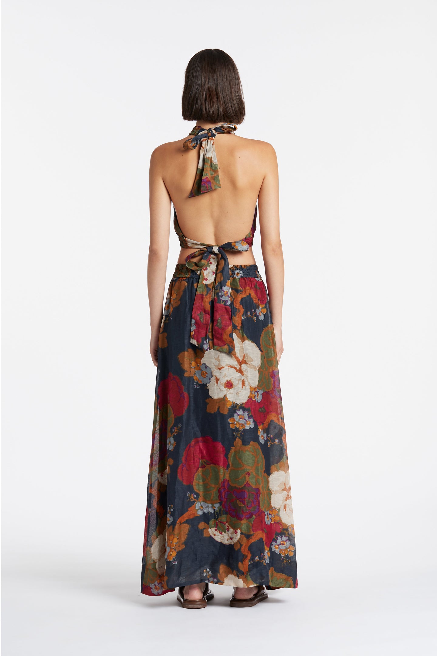 SIR the label Bonita Halter Top GARCIA FLORAL PRINT