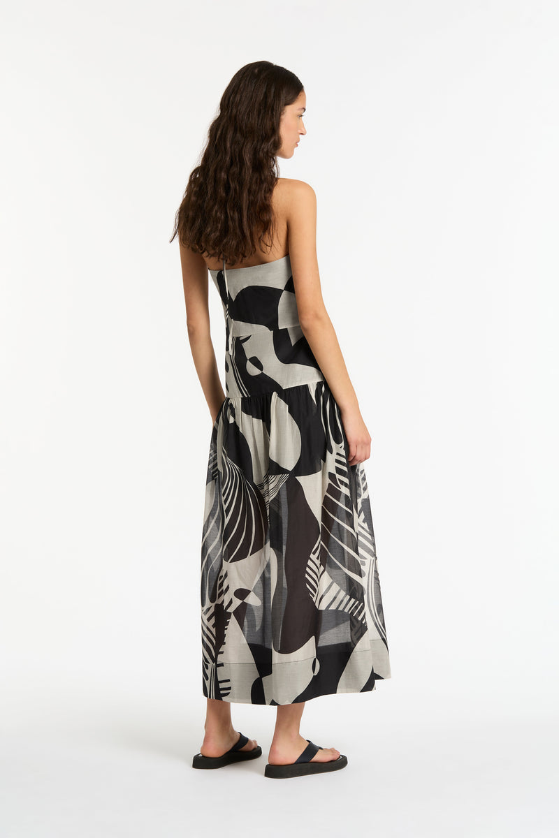 SIR the label Assemblage Maxi Dress Matisse Print