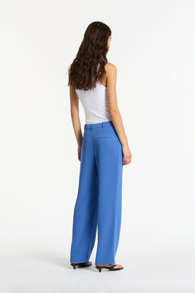 ZARA WOMAN New W TAG HIGH-WAISTED PANTS TROUSERS Color COBALT / BLUE SIZE  SMALL