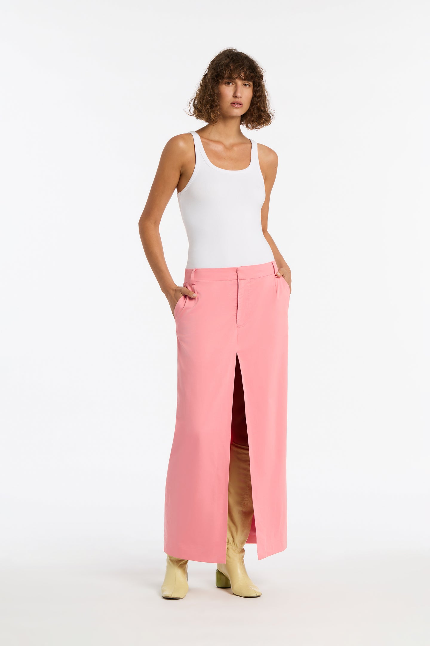 SIR the label Giacomo Split Skirt PINK