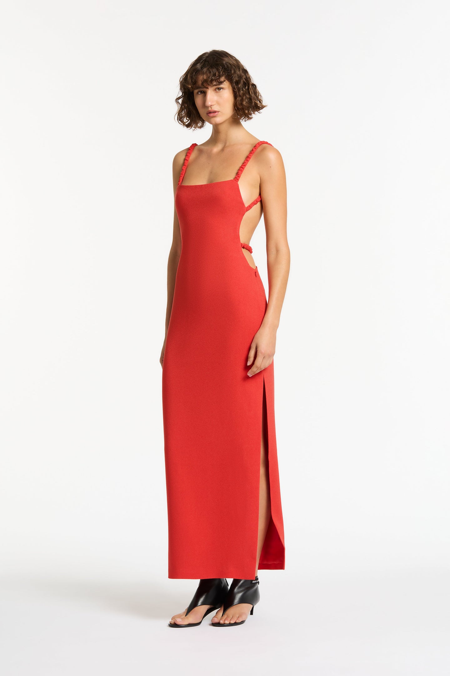 SIR the label Spoerri Backless Gown Red