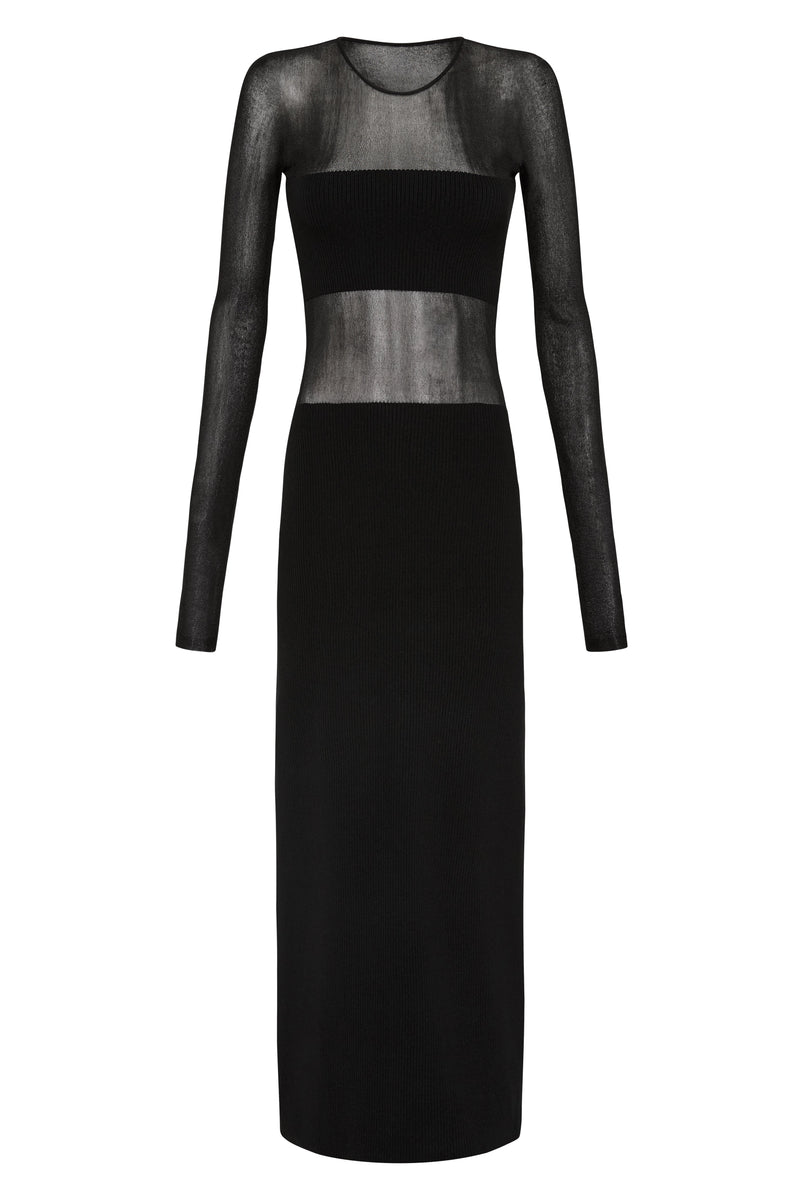 Impermanence Splice Maxi Dress