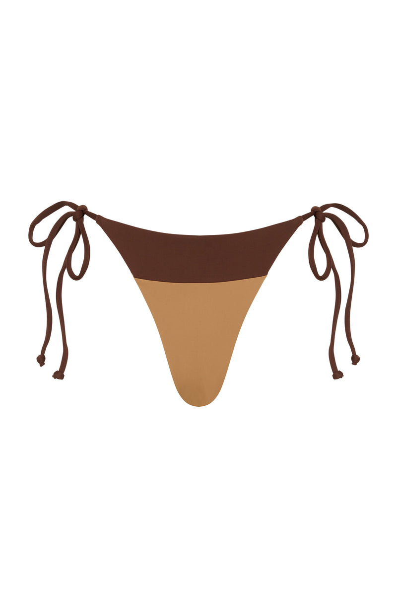 SIR the label Jeanne String Brief CHOCOLATE / TAN