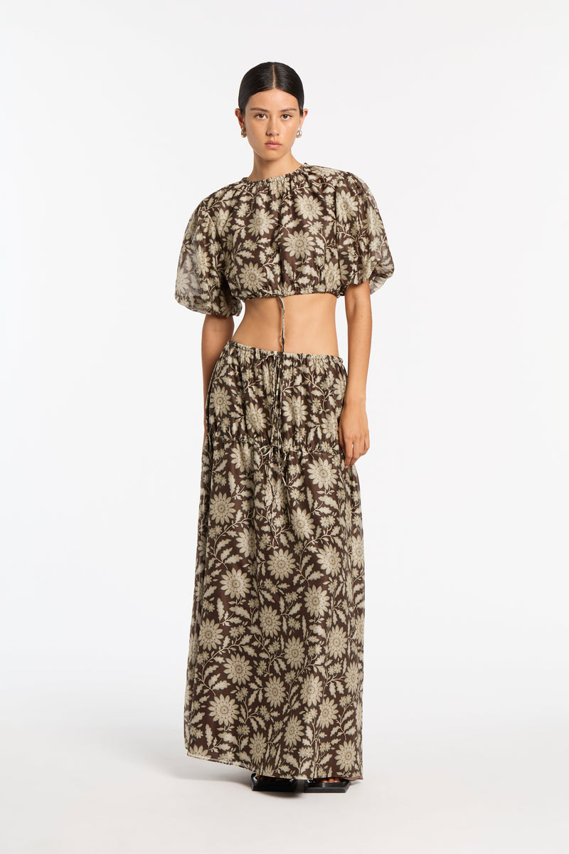 Xanita Puff Sleeve Crop