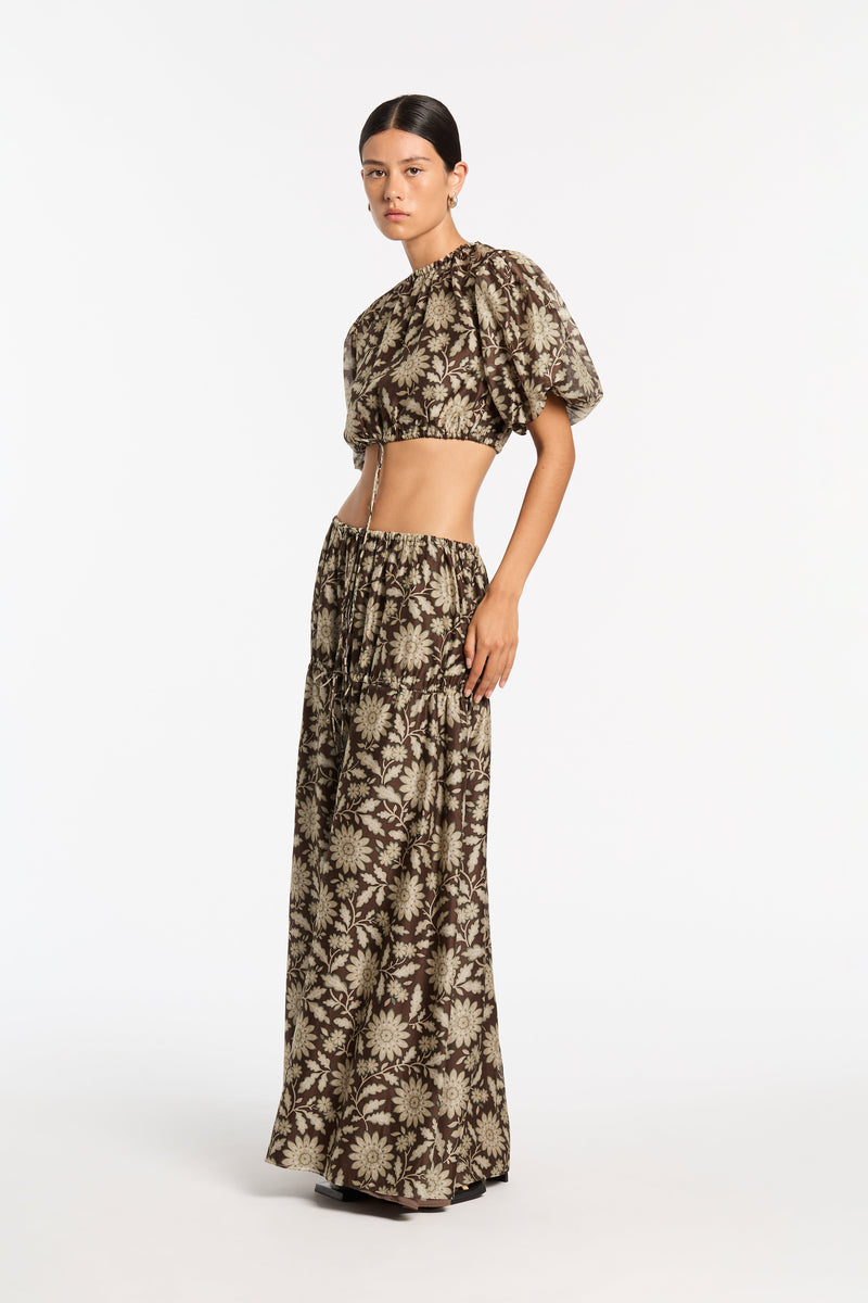 SIR the label Xanita Gathered Maxi Skirt XANITA PRINT