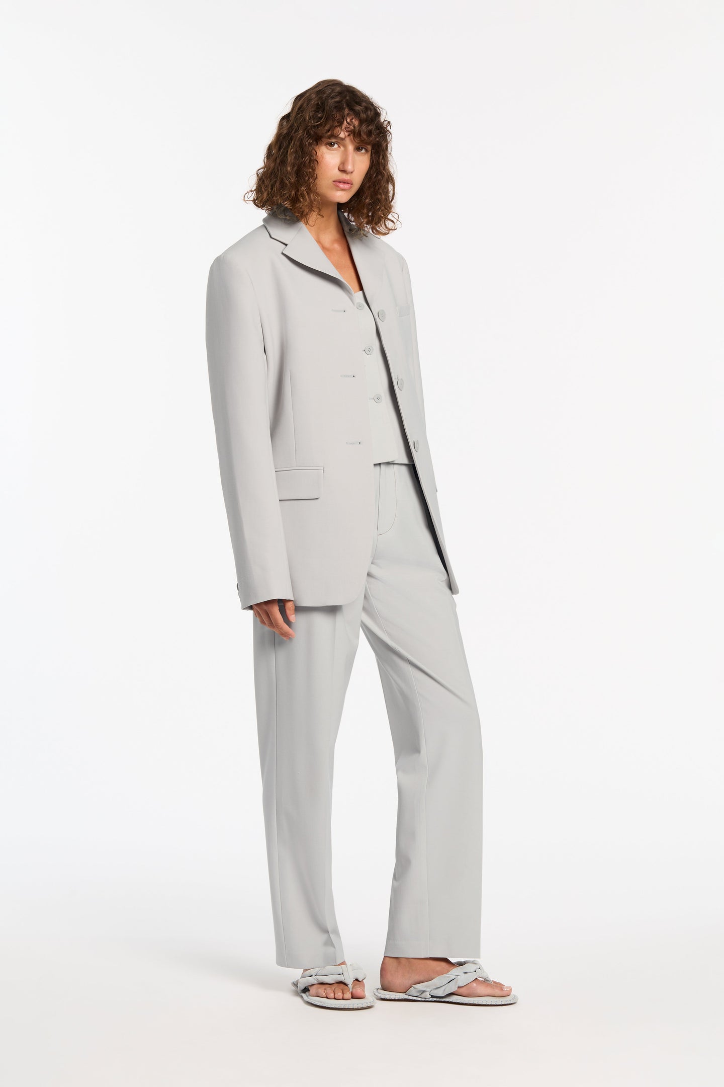 SIR the label Leni Blazer ICE BLUE