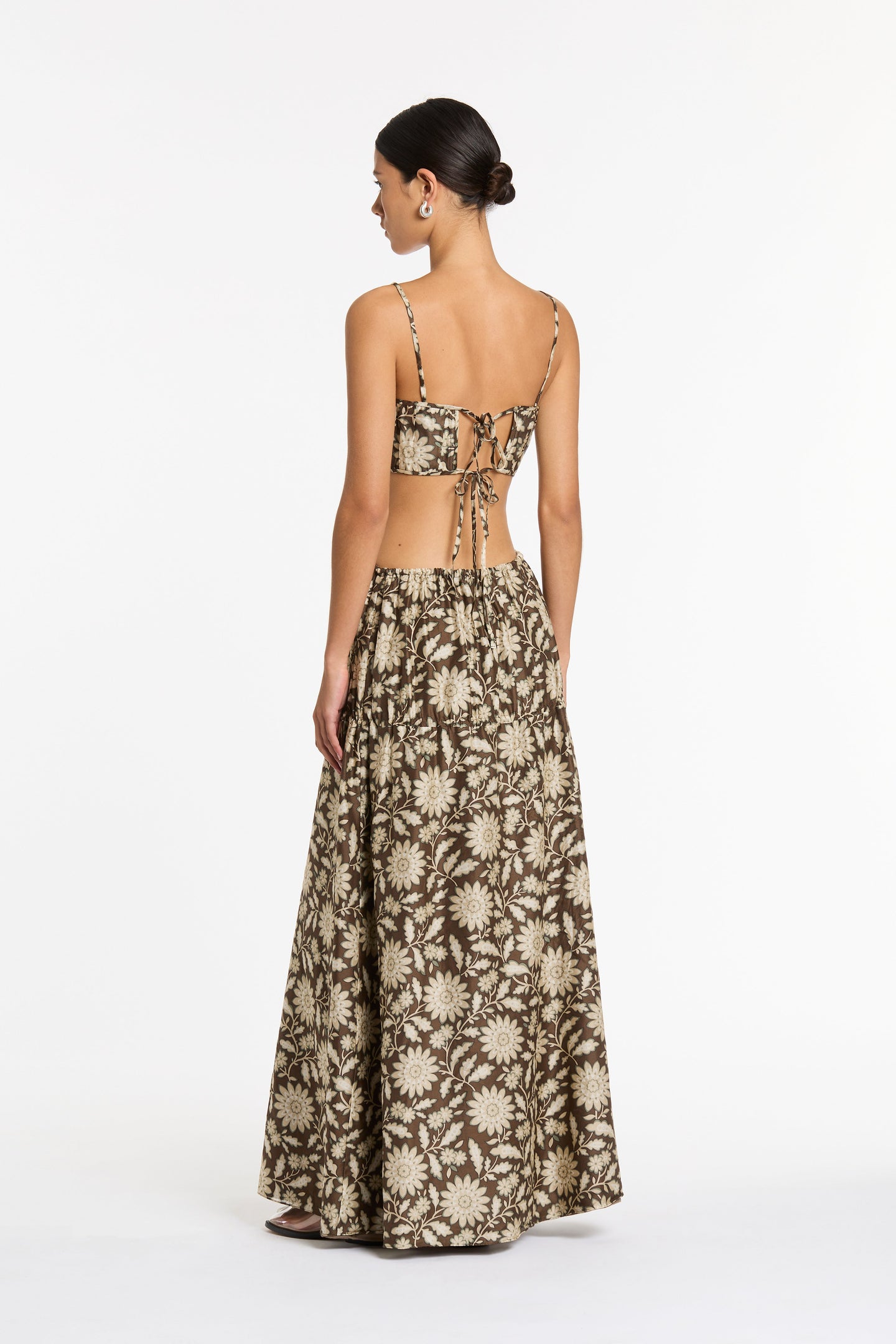 SIR the label Xanita Gathered Maxi Skirt XANITA PRINT