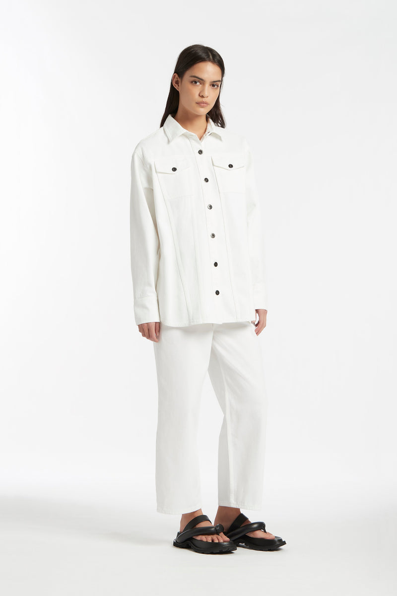 SIR the label CLASSIC SHIRT WHITE
