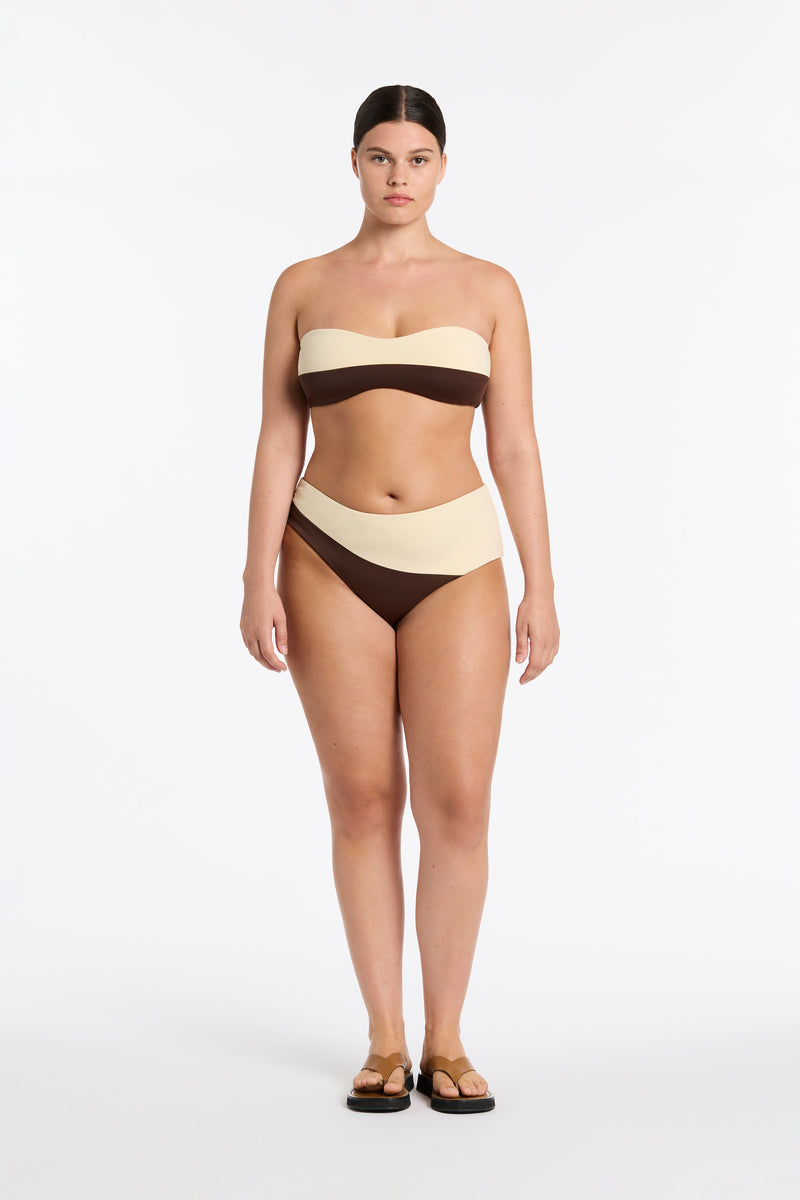 SIR the label Jeanne Bandeau BUTTER / CHOCOLATE