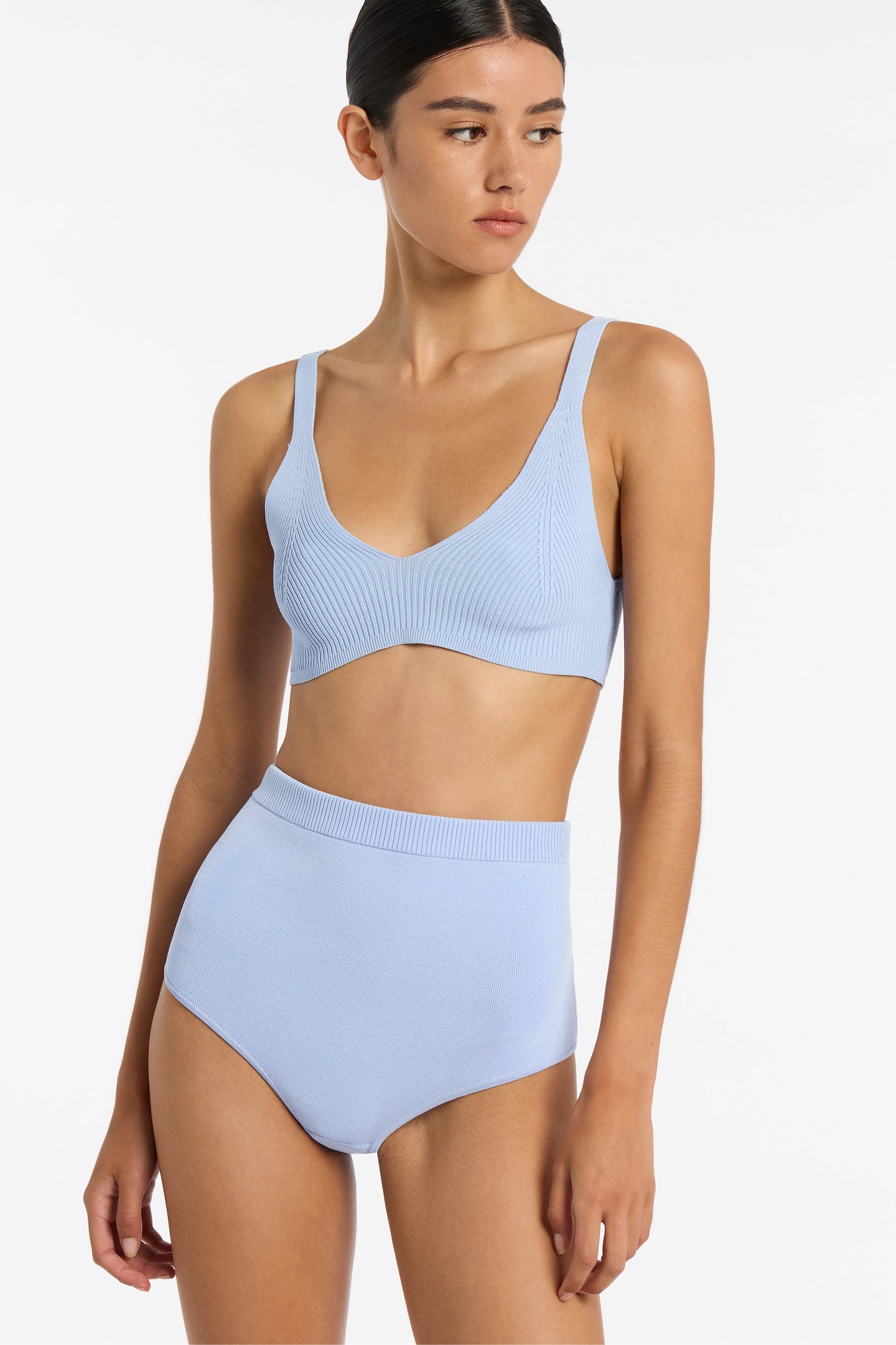 SIR the label Nadja High Brief ICE BLUE
