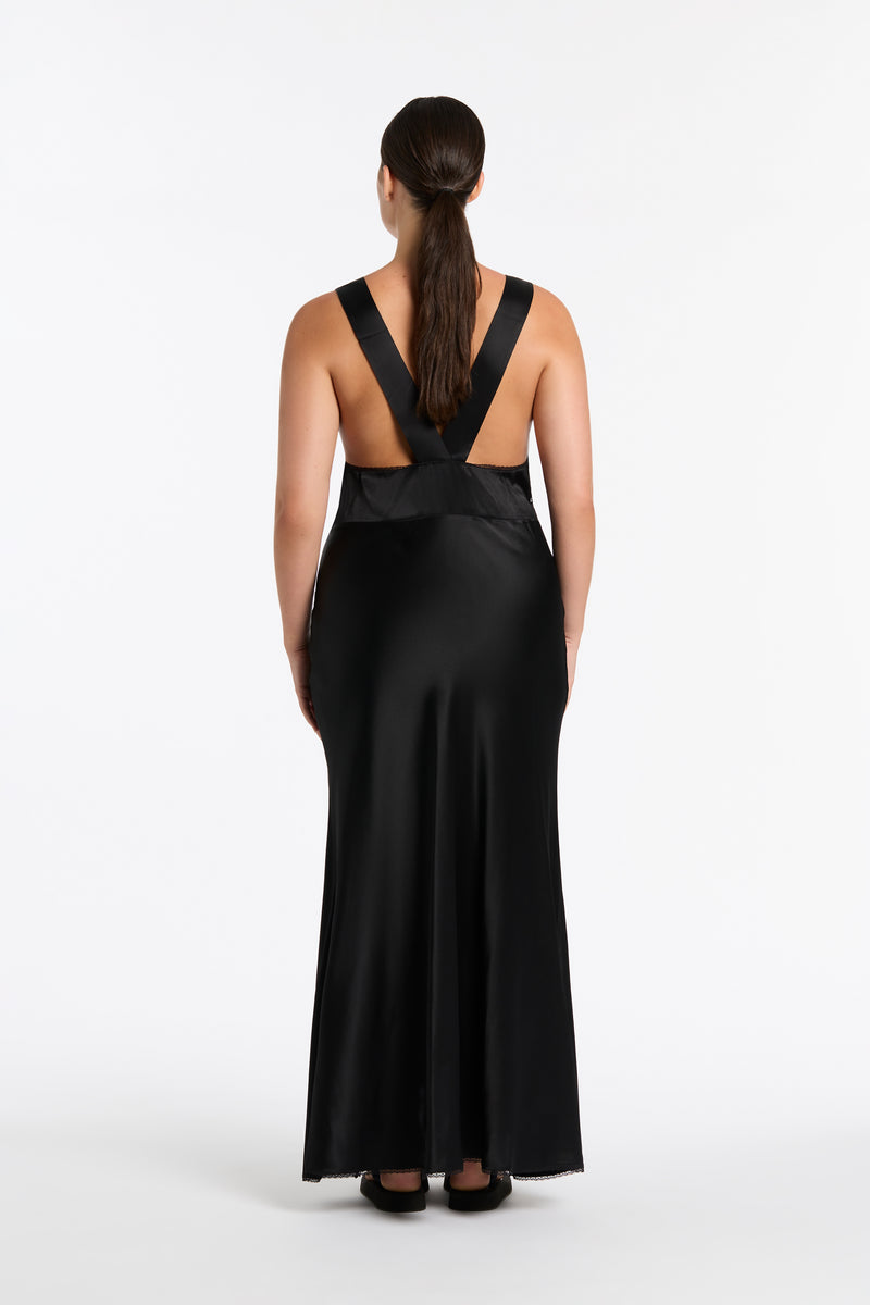 SIR the label Aries Cut Out Gown BLACK