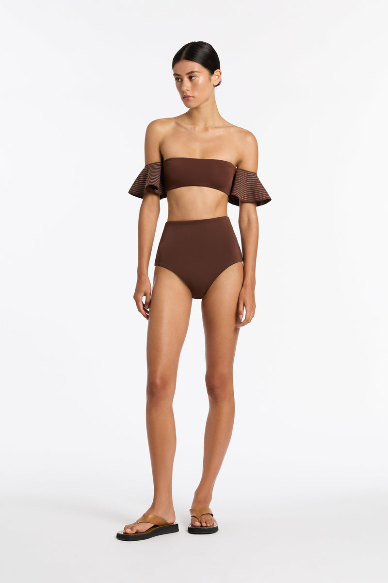 SIR the label Gio Bandeau CHOCOLATE