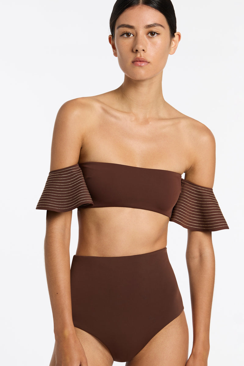 SIR the label Gio Bandeau CHOCOLATE
