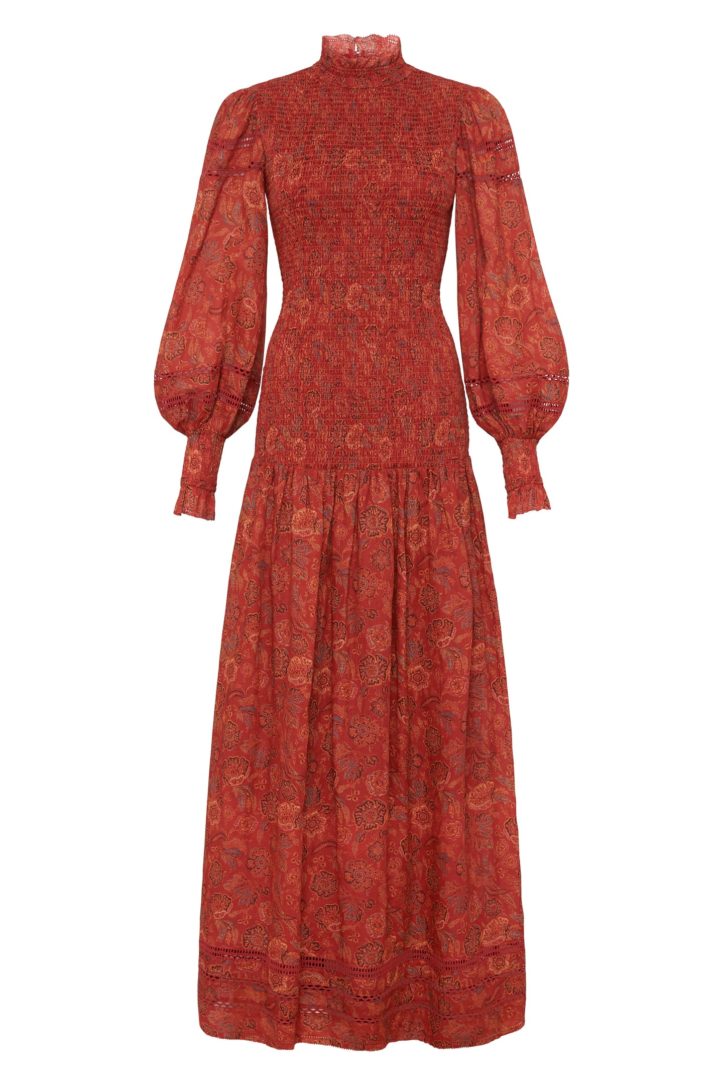 SIR the label Allegra Long Sleeve Gown IDALIA FLORAL PRINT