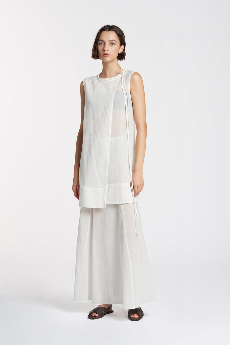SIR the label Pascal Midi Skirt IVORY