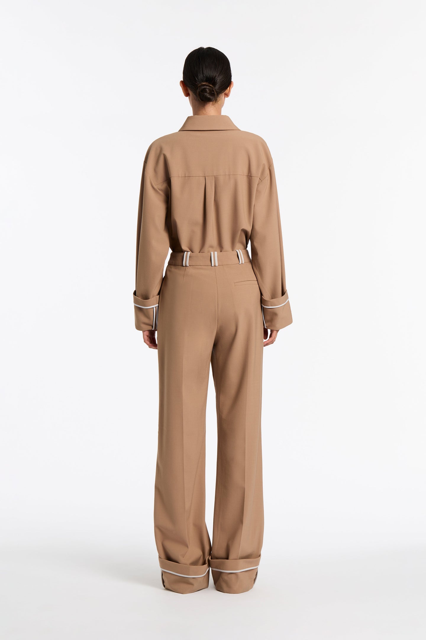 SIR the label Leni Tailored Shirt TAN