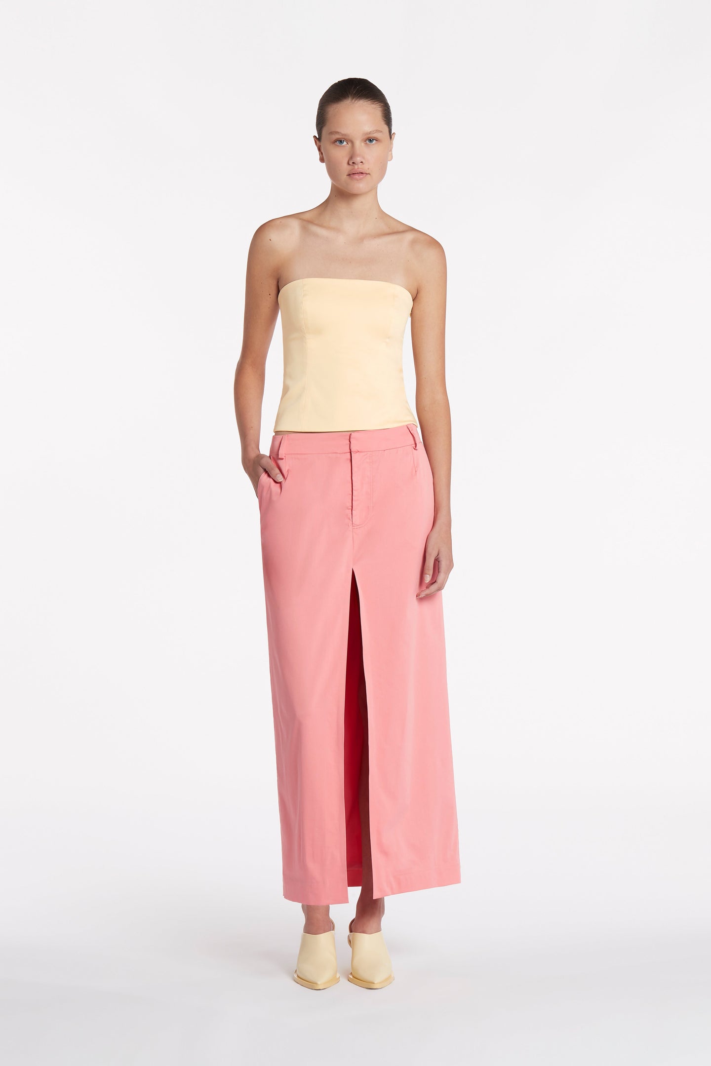 SIR the label Giacomo Split Skirt PINK